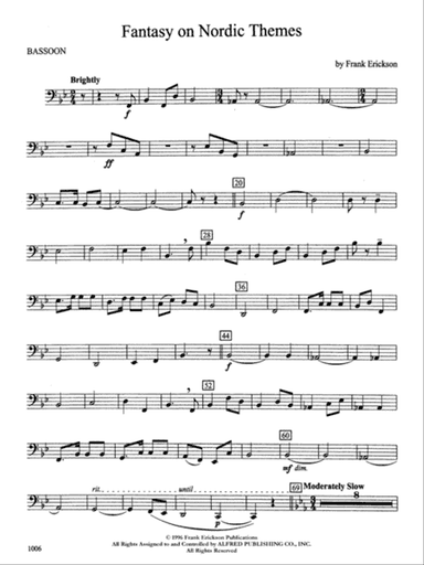 Fantasy on Nordic Themes: Bassoon