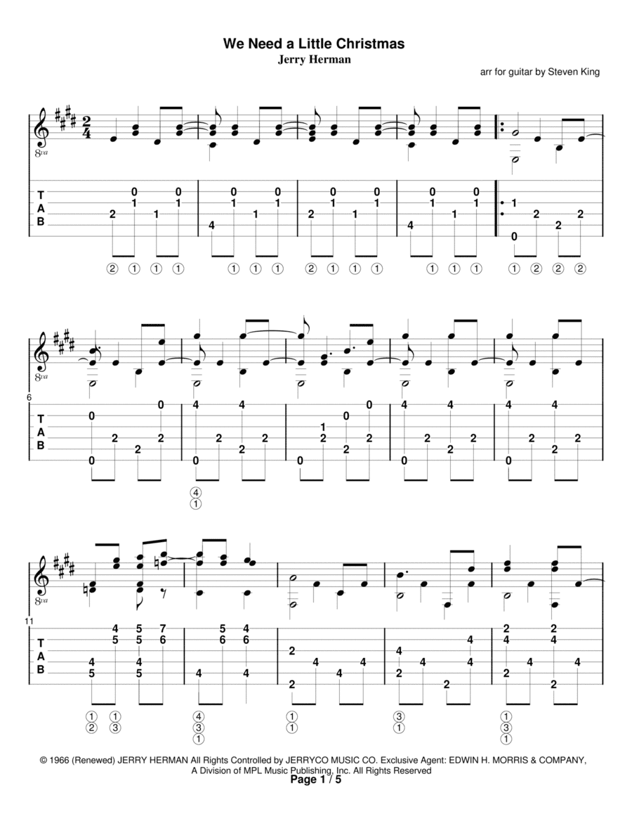 We Need A Little Christmas