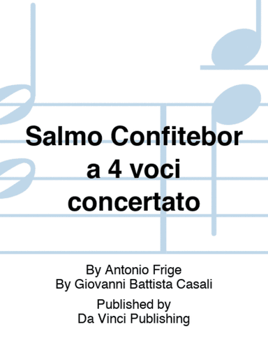 Salmo Confitebor a 4 voci concertato