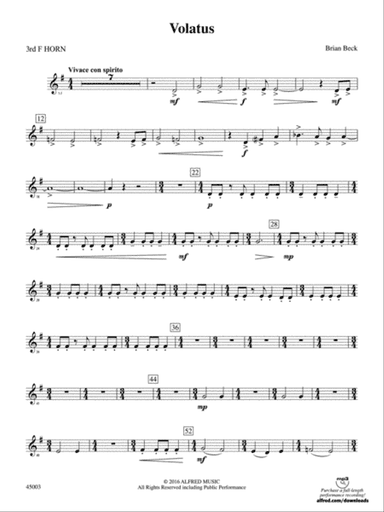 Volatus: 3rd F Horn