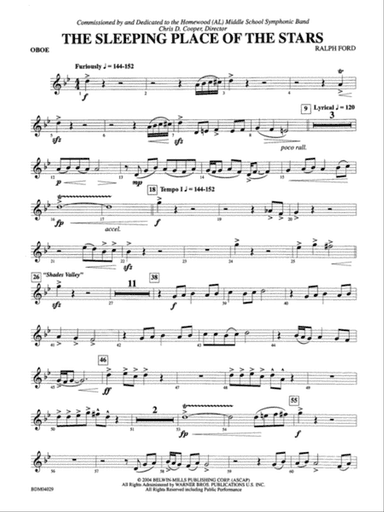 The Sleeping Place of the Stars: Oboe