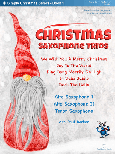 Christmas Saxophone Trios - Book 1