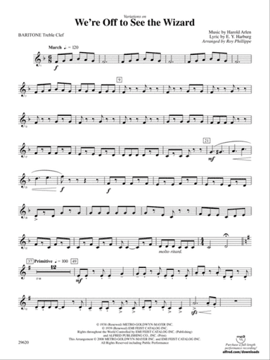 We're Off to See the Wizard, Variations on: Baritone T.C.