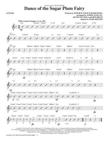 Dance Of The Sugar Plum Fairy (arr. Mark Brymer) - Guitar