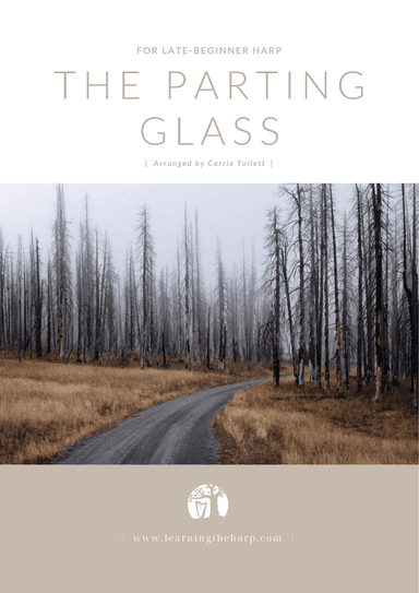 The Parting Glass - Late-Beginner for Harp