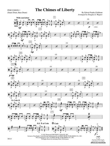 The Chimes of Liberty: 1st Percussion