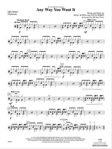 Any Way You Want It: Drums