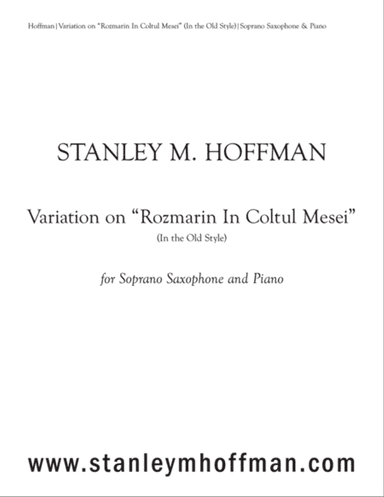 Variation on "Rozmarin in coltul mesei"
