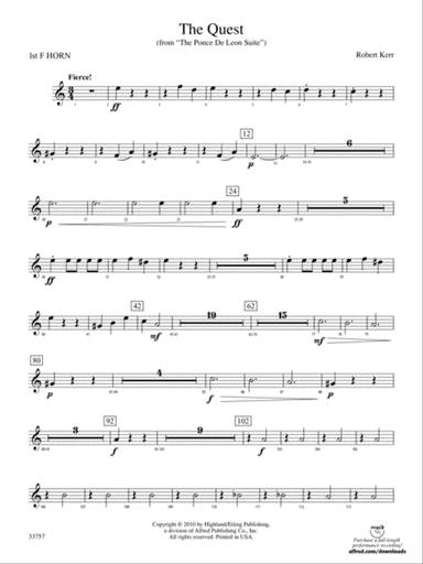 The Quest: 1st F Horn