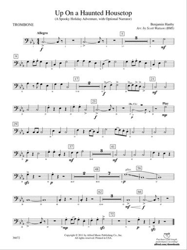 Up on a Haunted Housetop: 1st Trombone