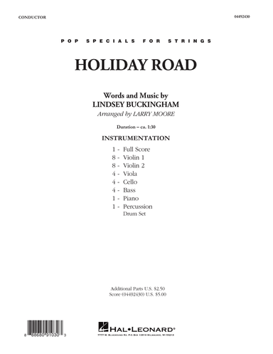Holiday Road (from National Lampoon's Vacation) (arr. Larry Moore) - Conductor Score (Full Score)