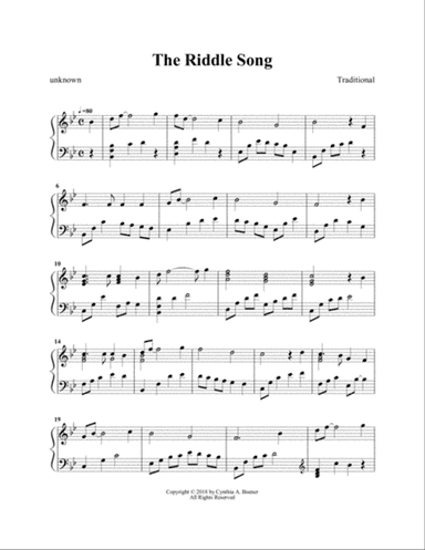 I Gave my Love a Cherry