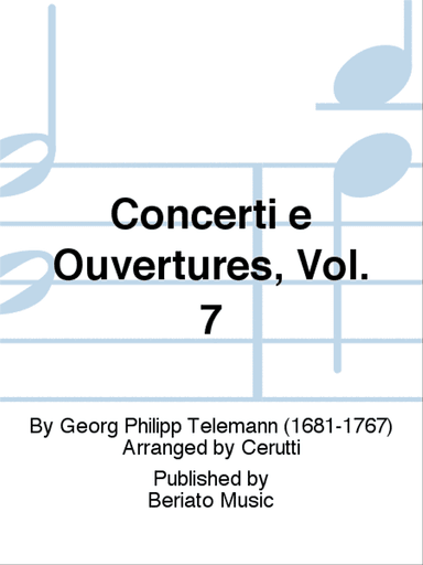 Concerti e Ouvertures, Vol. 7