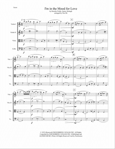 I'm In The Mood For Love