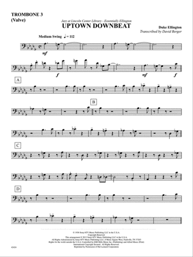 Uptown Downbeat: 3rd Trombone