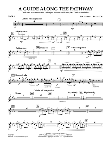 A Guide Along The Pathway - Oboe 1