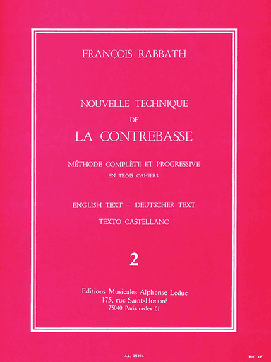 Nouvelle Technique de la Contrebasse - Volume 2