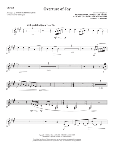 A Weary World Rejoices (A Chamber Cantata For Christmas) - Bb Clarinet