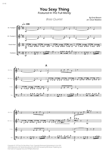 You Sexy Thing - Score Only