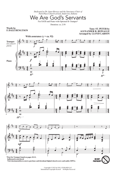 We Are God's Servants (arr. Lloyd Larson)