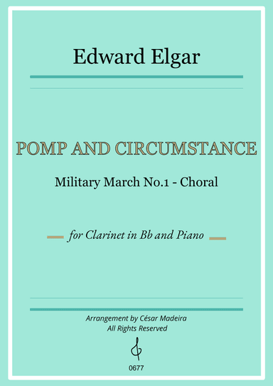 Pomp and Circumstance No.1 - Bb Clarinet and Piano (Individual Parts)