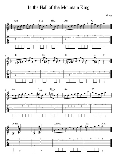 In the Hall of the Mountain King