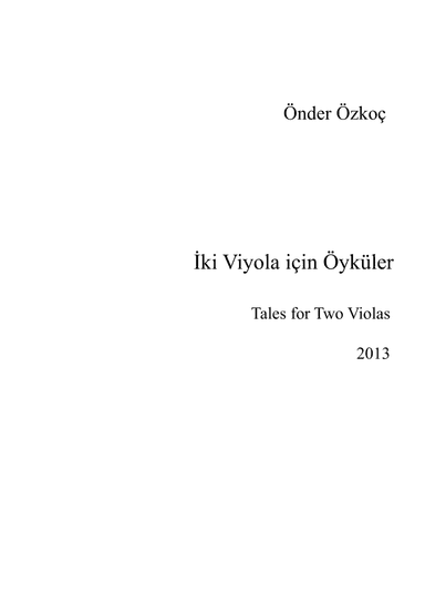 Tales for Two Violas