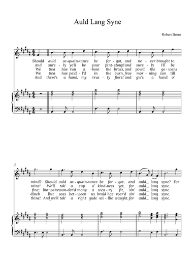 Auld Lang Syne