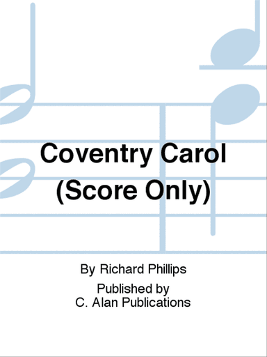 Coventry Carol (Score Only)