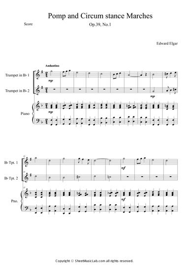 Pomp and Circumstance Marches Op.39 in F