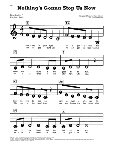 Nothing's Gonna Stop Us Now