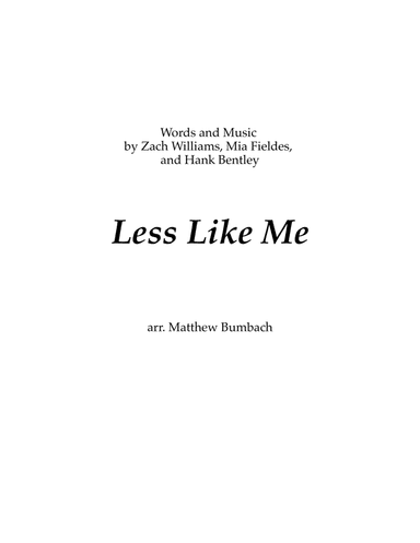 Less Like Me