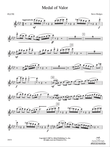 Medal of Valor: Flute