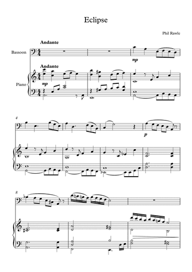 Eclipse - Bassoon and Piano
