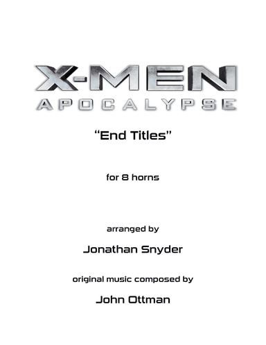 X-men: Apocalypse - End Titles