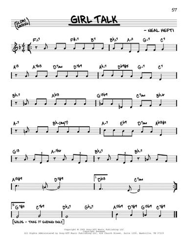 Girl Talk (arr. David Hazeltine)