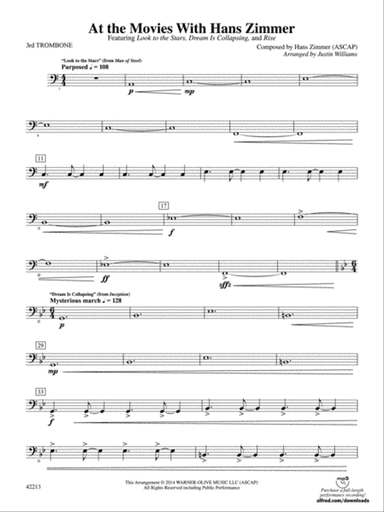 At the Movies with Hans Zimmer: 3rd Trombone