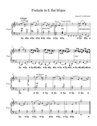 Prelude in E flat Major