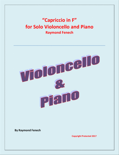 Capriccio in F - For Solo Violoncello and Piano