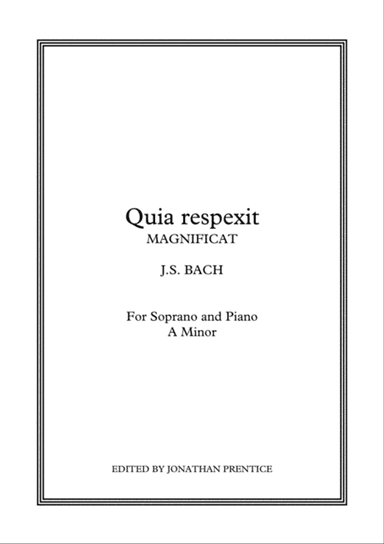 Quia respexit - Magnificat in D (A Minor)