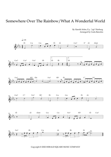 Somewhere Over The Rainbow/what A Wonderful World
