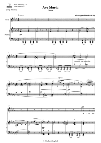 Ave Maria (1879) (B-flat minor)