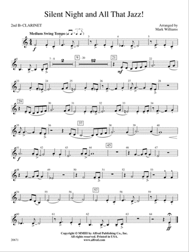 Silent Night & All That Jazz!: 2nd B-flat Clarinet