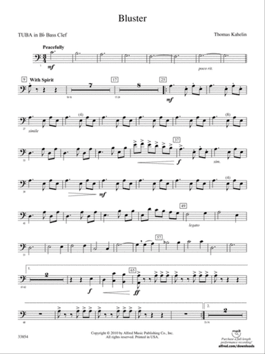 Bluster: (wp) B-flat Tuba B.C.