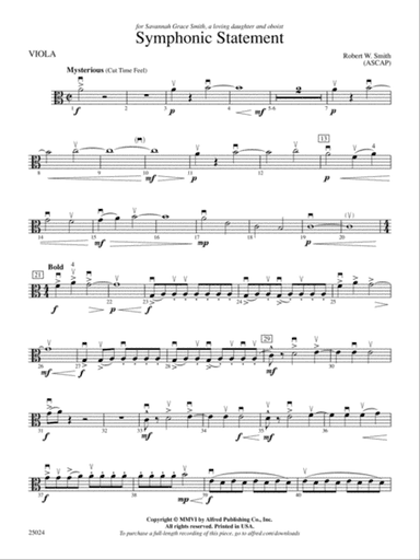 Symphonic Statement: Viola