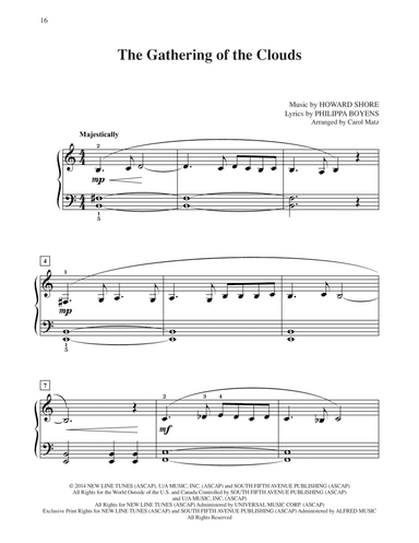 The Gathering Of The Clouds (from The Hobbit: The Battle of the Five Armies) (arr. Carol Matz)