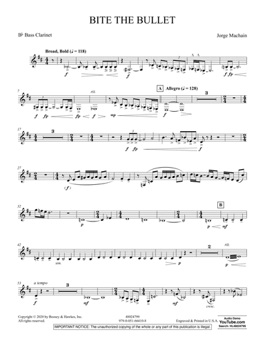 Bite the Bullet - Bb Bass Clarinet