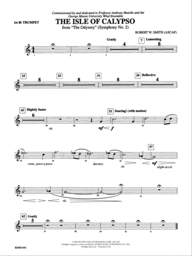 The Isle of Calypso (from The Odyssey (Symphony No. 2)): 1st B-flat Trumpet