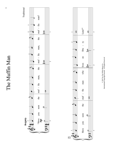The Muffin Man (arr. Christopher Hussey)