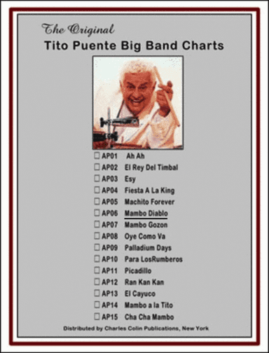 The Original Tito Puente Big Band Charts